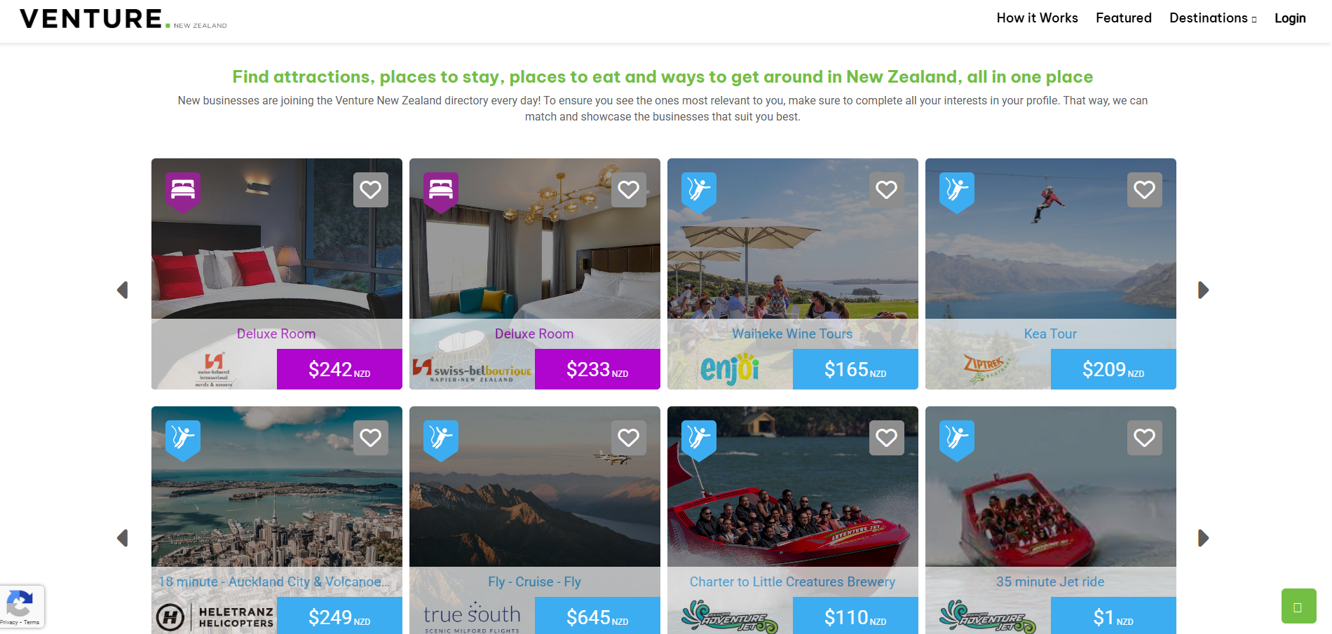 Venture New Zealand Tourism